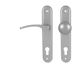 Klika na dveře KE - LAURA - SO Stříbrná