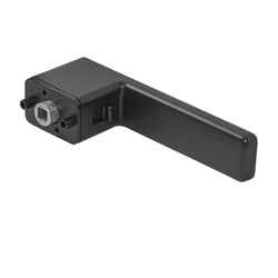 Klika na dveře s uzamykáním MPK - PERFECTA SWITCH LOCK - RT BS - Černá matná