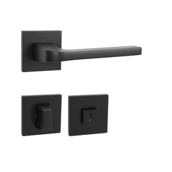 Klika na dveře MP - VIVA - HR SQ6 BS - Černá matná