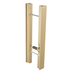 Madlo na dveře FT - MADLO SECRET s uzamykáním OLS - Mosaz broušená