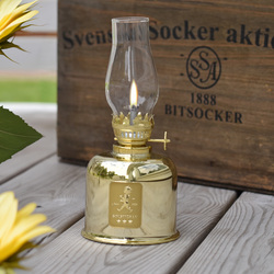 SN - OLEJOVÁ LAMPA Zlatá lesklá / zlatý lesklý emblém