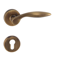 Klika na dveře TI - CLAUDIA - R 1938 OGS - Bronz česaný matný (77)