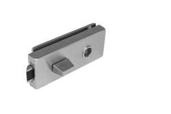 TI - Zámek na skleněné dveře OCS - Chrom broušený (96)