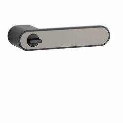 Klika na dveře ASG - GUAVA - RT s uzamykáním BS/T - Černá matná / titan