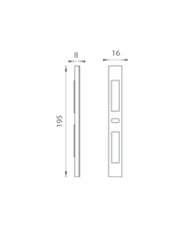 Vanička k zámkům a protiplechům F18 AGB - Vanička univerzální plastová Béžová