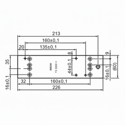 GZ - Montážní podložka k TS 3000 Stříbrná