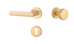 Klika na dveře AT - FRAGOLA - R 7S OLS - Mosaz broušená