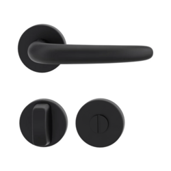 Klika na dveře GK - ULMER - R Grafit černá (78)