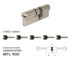 MTL - MTL400 S oboustranná NP - Nikl perla