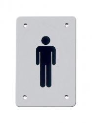 TI - Piktogram &quot;Páni&quot; - hranatý BN - Broušená nerez (16)