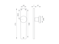 GI - Štít s koulí - I / 7071 F2 - Šampaň elox