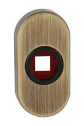 FT - Rozeta R - POD kliky - 60 x 30 mm OGS - Bronz česaný matný