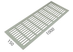 SRL - ALFA větrací mřížka šířka 150 x 1000 mm F9 - Nerez elox