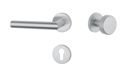 Klika na dveře AT - ARABIS - R 7S OCS - Chrom broušený