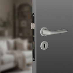 Klika na dveře VM - SNAPP - R Šedá matná (72)