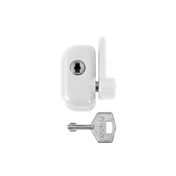 PD - Výsuvná západka s uzamykáním WS - Bílá matná (RAL9016)