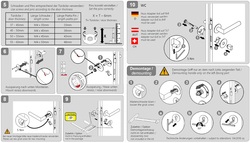 Klika na dveře GK - TRI 134 PIATTA S - R BN - Broušená nerez (71)