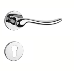 Klika na dveře AS - NERINA - R 7S OC - Chrom lesklý