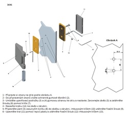 TI - Pant na sklo vertikální 3696 NP - Nikl perla (142)