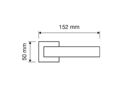 Klika na dveře LI - DYNAMIC 1645 - HR 019 OZ - Pozlacené (24 karátové zlato)