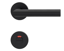 Klika na dveře GK - LUCIA PROFESSIONAL - R Grafit černá (78)