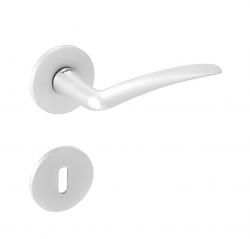 Klika na dveře TI - NOEMI - R 228 5S WS - Bílá matná (152)