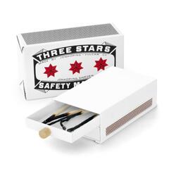 SN - DESIGNOVÁ Krabička na zápalky Bílá matná