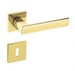 Klika na dveře TI - POPULAR - HR 4161Q 5S GOLD PVD - Zlatá lesklá PVD (50)