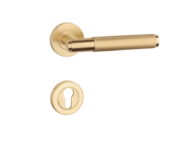 Klika na dveře SH - OVAL - R 1741 PRO 8 MM OLS - Mosaz broušená