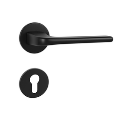 Klika na dveře TI - DARA - R 4007 5S BS - Černá matná (153)