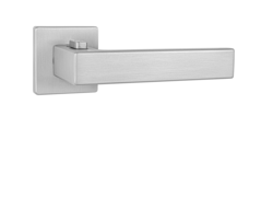 Klika na dveře TI - SQUARE - HR 4275Q 7S s uzamykáním OCS - Chrom broušený (96)