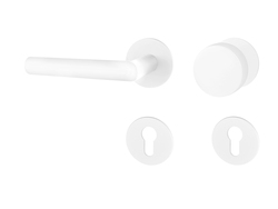 Klika na dveře MP - FAVORIT 22 - R 3SM WS - Bílá matná