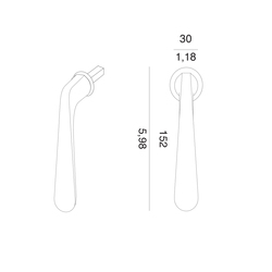 Klika na eurookno VM - DK - PEPE - R mini OGS - Bronz matný (21)