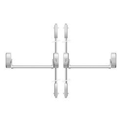 DK - PANIKOVÉ KOVÁNÍ PHA 1202/1202 - 4-bodové zajištění D2/2H-2D Stříbrná
