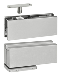 JNF - SET NA SKLO - hydraulický pivot IN.81.203 BN - Broušená nerez