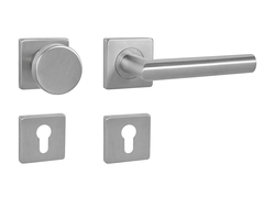 Klika na dveře MP - FAVORIT - HR BN - Broušená nerez