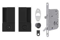 AGB - Set na posuvné dveře WAVE - HR WC BS - Černá matná