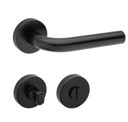 Klika na dveře TI - MONA - R AP 2001 BS - Černá matná (153)