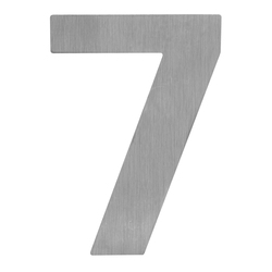 LR - Domovní číslice "7" - 150 mm BN - Broušená nerez