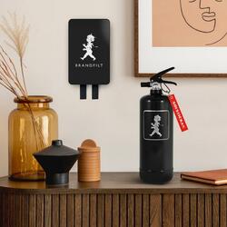 SN - HASICÍ PŘÍSTROJ 2 KG Černá lesklá / stříbrný lesklý emblém