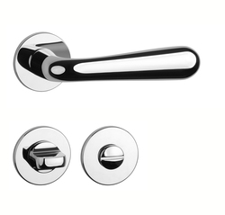 Klika na dveře AS - GARDENIA - R 5S OC - Chrom lesklý