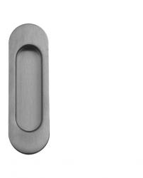 FT - Mušle ovál bez otvoru - 3665AC BN - Broušená nerez