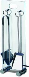 CO90.919 Krbové nářadí se stojanem Nerez / sklo