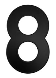 MP - Domovní číslice "8" - 152 mm BS - Černá matná