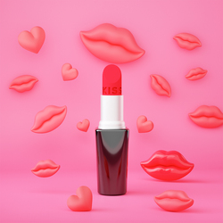 MTM331-01 MTM - KLÍČENKA - Rtěnka a červené rty 