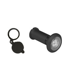 MP - Kukátko s krytkou BS - Černá matná