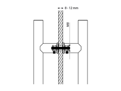 WA - Spojovací materiál WA/A-S pár SKLO Stříbrná (RAL 9006)