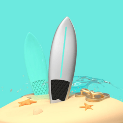 MTM332-01 MTM - KLÍČENKA - Surf a žabky 