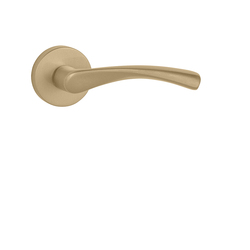 Klika na dveře FO - FAN - R OLSM - Mosaz broušená matná