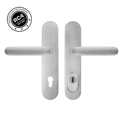 Bezpečnostní kování RC4 MPK - SECURO INOX S01 PLUS - SO TARA BN - Broušená nerez